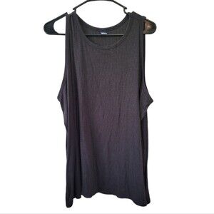 Old Navy Luxe Gray Ribbed Tank Top Size XXL